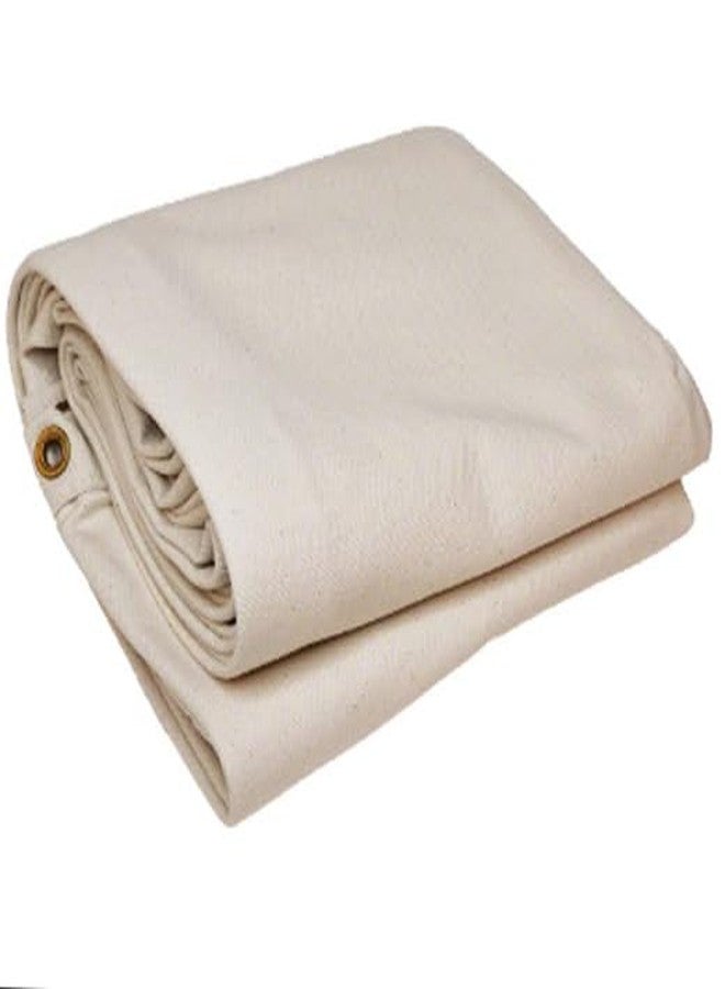VG TARP غطاء قماش مشمع شديد التحمل ومقاوم للماء بنسبة 100% من VG TARP | قوي للغاية، مزود بحلقات تثبيت، مقاوم للأشعة فوق البنفسجية | غطاء متعدد الأغراض للحماية من المطر والأسقف والمظلات، معالج ضد الأشعة فوق البنفسجية، 500 جرام/متر مربع | 9 × 12 - Image 2